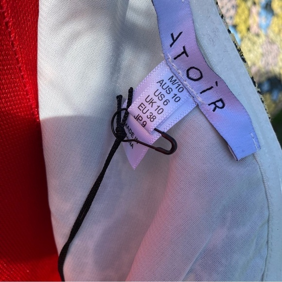 NWT ATOIR Dare to love one shoulder mini dress size 6 - Picture 5 of 13